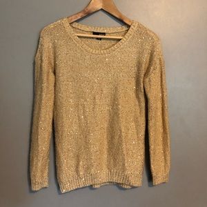 🛍️Gold Sequin Sweater a.n.a. 3for$15